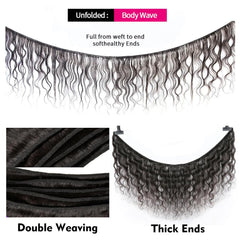 Boopwine bundles double machine weft for durable, tangle-free sew-in performance
