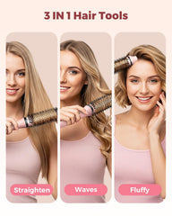 Bopcal keratin-coated barrel distributes heat gently for smooth results.