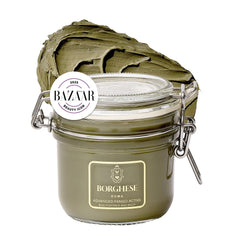 Borghese Fango Active Mud Mask jar close-up showing mineral-rich purifying formula