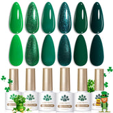 Born Pretty avocado green gel nail polish for a smooth salon‑like finish at home