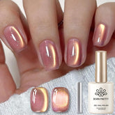 Born Pretty Cat Magnetic Eye Gel Polish Violet Haze bottle for vibrant at-home manicure