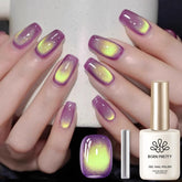 Born Pretty Cat Magnetic Eye Gel Nail Polish, botella de 15 ml, acabado brillante y suave.