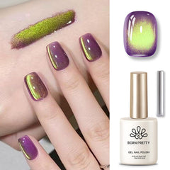 Born Pretty Cat Magnetic Eye Gel Nail Polish, enfoque magnético para patrones únicos en uñas.