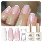 Born Pretty French manicure kit stamps for precise edge French tips