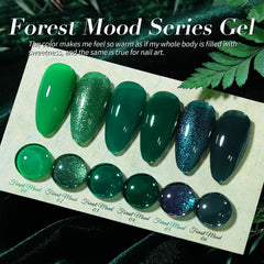 Born Pretty glitter green gel nail polish adds festive sparkle for events