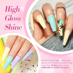Born Pretty gel pastel púrpura para uñas modernas.