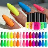 Born Pretty Neon: set de 15 esmaltes para uñas brillantes y a la moda.