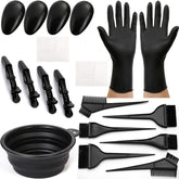 Borogo 19Pcs kit bowl for mess-free dye mixing and easy pouring