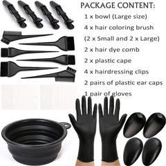 Borogo large hair color brush for smooth, even dye application