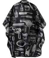 Borogo professional waterproof cape close-up shows durable nylon for salon wear