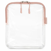 BORSALI TSA-approved clear quart-size toiletry bag for quick security screening