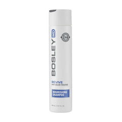 BosRevive nourishing shampoo bottle highlighting formula for thinning hair
