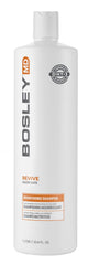 BosleyMD BosRevive Nourishing Shampoo bottle close-up for color-safe cleansing.