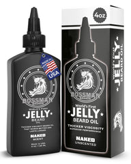 Bossman Jelly Beard Oil 4oz bottle for deep hydration and a fuller beard.