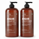 Botanic Hearth Argan Oil Shampoo bottle front showing premium hydration for daily cleansing
