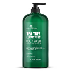Botanic Hearth: botella de ducha con eucalipto y árbol del té para piel calmada tras la ducha.