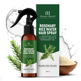 Botanic Hearth frasco romero, enfoque en crecimiento capilar y fortalecimiento.