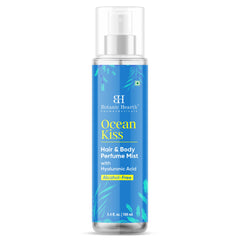 Botanic Hearth Ocean Kiss mist-spray in hand for quick daily refresh.