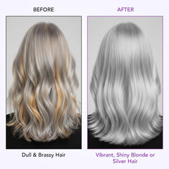 Botanic Hearth purple shampoo label highlights sulfate-free formula.