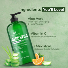 Sensación refrescante de Botanic Hearth Aloe Vera para irritaciones leves.