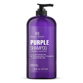 Champú Púrpura Botanic Hearth, botella de 16 oz, neutraliza tonos amarillos