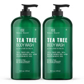 Botanic Hearth Tea Tree Body Wash bottle for refreshed, clean skin.