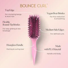 Bounce Curl Define EdgeLift Brush top edge detail for reduced volume on bangs and layers