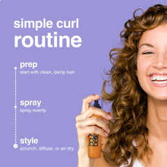 BOUNCE STYLE Bounce Better Wave Activator mist spray delivering lightweight hydration and frizz reduction.