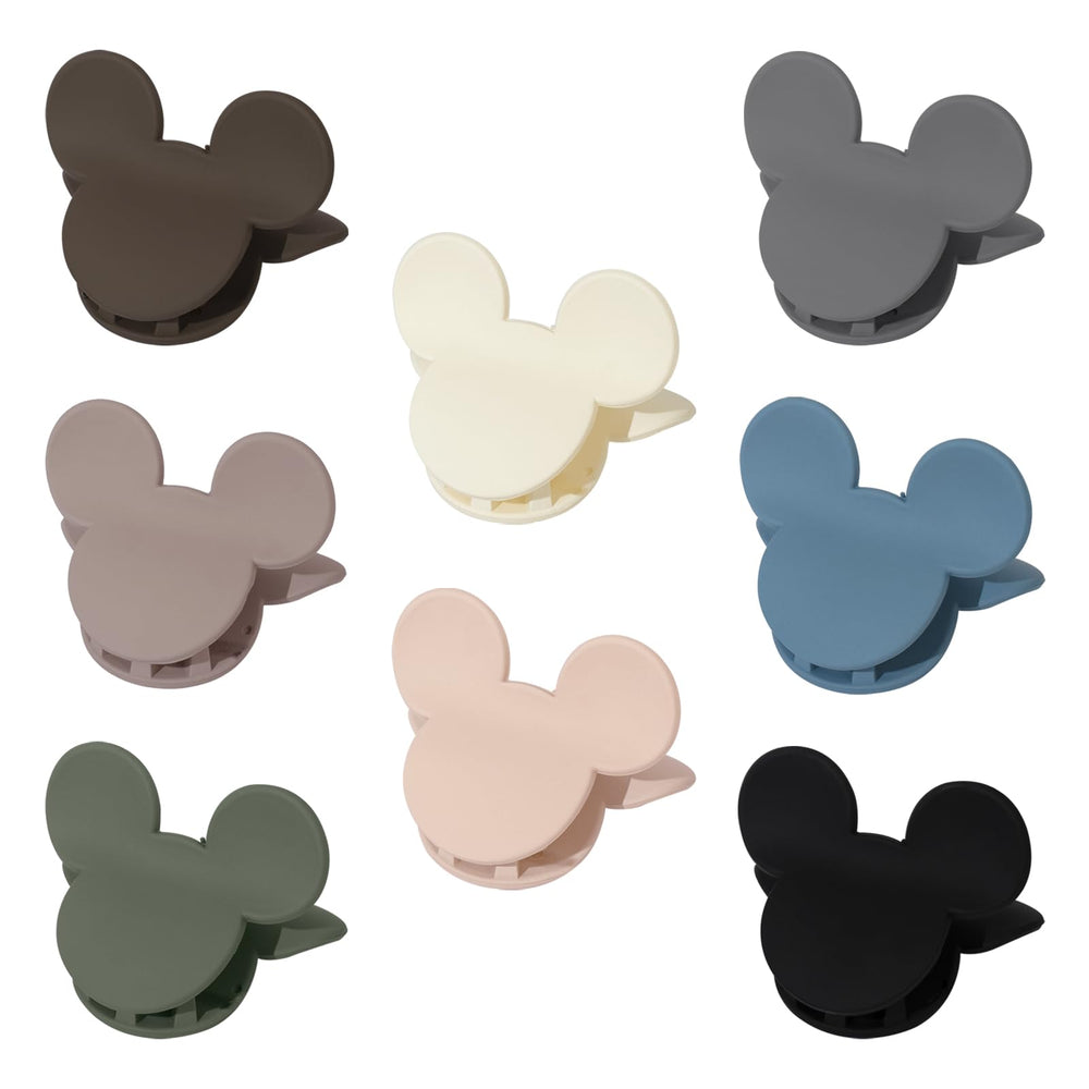 BOUNIQ pinzas de pelo orejas de ratón, juego multicolor para recogidos rápidos.