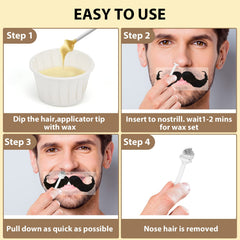 Bouvetan measuring cup ensures accurate wax portions.