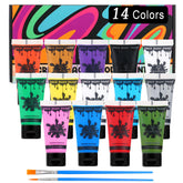 Pintura facial cremosa Bowitzki de 14 colores para creatividad y fiestas.