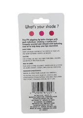 b.pure bálsamo labial rosa: empaque elegante para viaje.