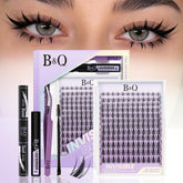 B&Qaugen Fairy Lash Clusters Kit box with tools for at-home lash design