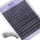 B&Qaugen Lash Clusters B05 D Curl 8-16mm tray shows versatile lashes for at-home wear