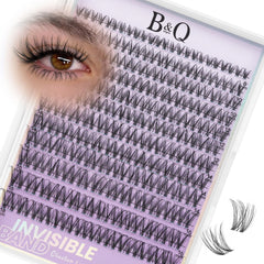 B&Qaugen Venus Lash Clusters invisible band for lightweight natural lashes