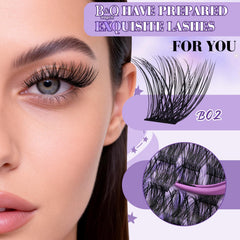 B&Qaugen applicator set enables precise, beginner-friendly lash application.