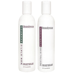 Brandywine Champú Antiestático: botella lista para limpiar y suavizar fibras.