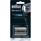 Braun 52S replacement head close-up showing precision foils for Series 5 for smoother shaves