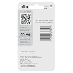 Braun 92S usage guide visual illustrating hygiene and upkeep.