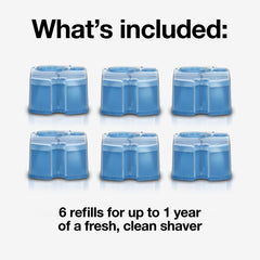 Braun Clean & Renew protection for blade life through lubricants