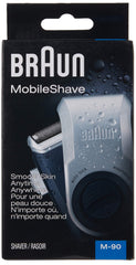 Braun M90 MobileShave washed under running water for easy cleaning