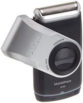 Braun M90 MobileShave wide foil close-up for a smooth on-the-go shave