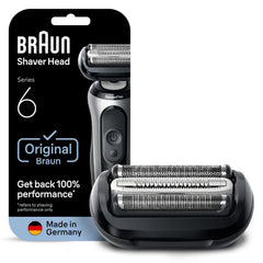 Braun Series 6 64B head with Sensitive SkinGuard for a gentler shave.