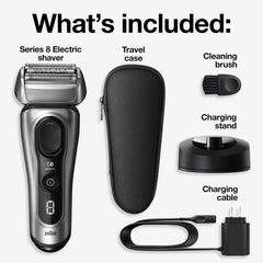 Braun Series 8 8517s ProTrimmer pops out for precise edge and sideburn shaping.