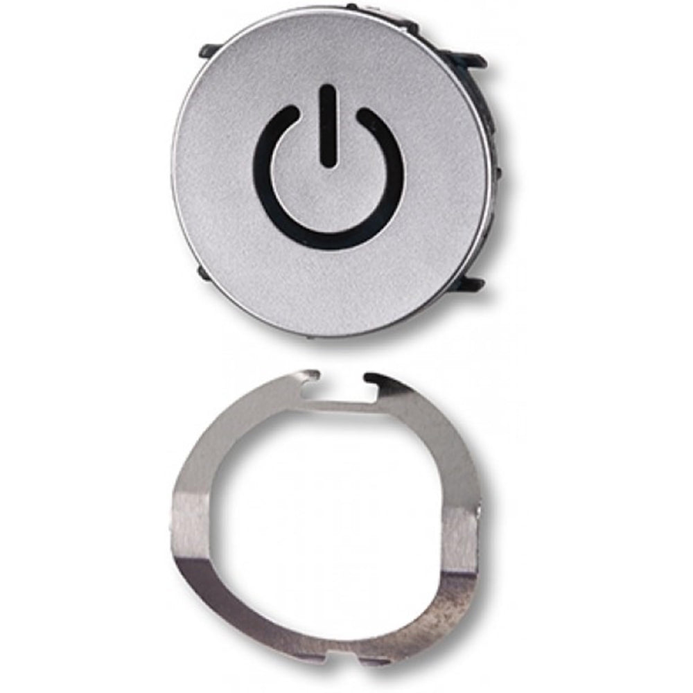 Braun Series 9 power button switch with spring for smooth reactivation and extended shaver life.