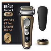 Braun Series 9 Pro 9419s front view highlights premium close shave experience.