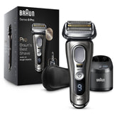 Braun Series 9 Pro 9465cc head for precise shaving along contours.
