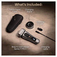 Braun Series 9 Pro+ 9517s precision ProTrimmer for mustache and sideburns