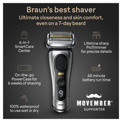 Braun Series 9 ProPlus 9577cc SyncroSonic technology boosts hair capture