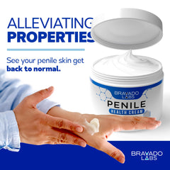 Bravado Labs Crema Peniana, textura suave que facilita la aplicación y confort diario.